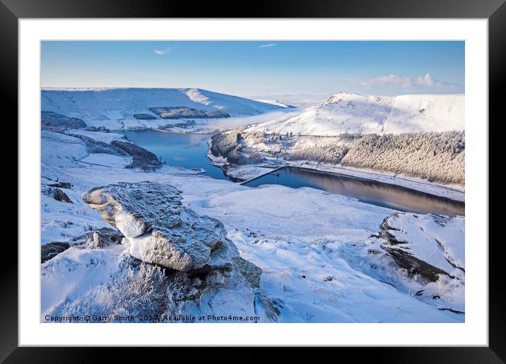 On A Blue Sunday. Framed Mounted Print by Garry Smith