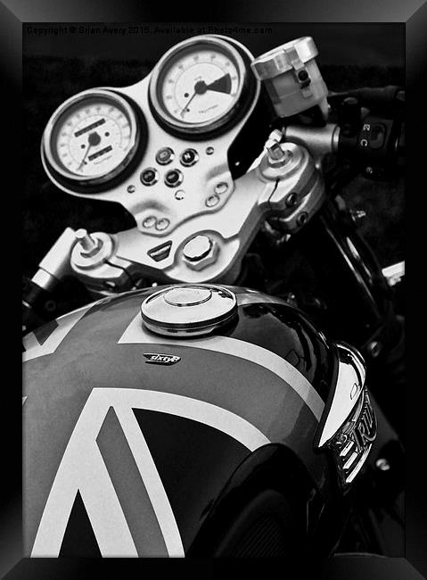  Thruxton Framed Print by Brian Avery