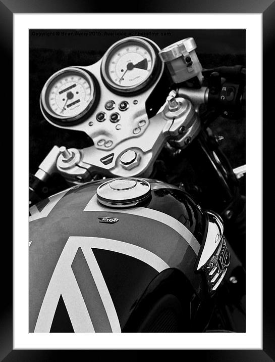  Thruxton Framed Mounted Print by Brian Avery