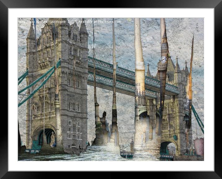 Revealing London Framed Mounted Print by Ruta Naujokiene