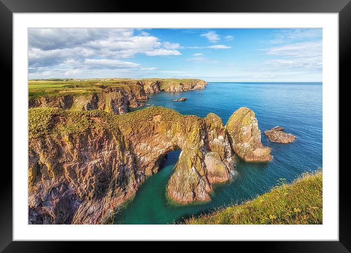 Bullers of Buchan 1 Framed Mounted Print by Mike Stephen