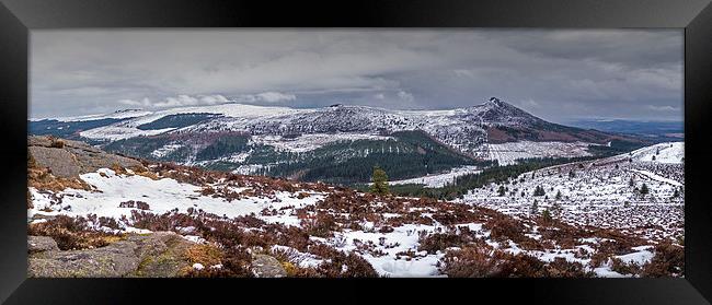 Bennachie Panorama Framed Print by Mike Stephen