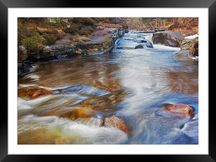 Linn of Quoich Framed Mounted Print by Mike Stephen