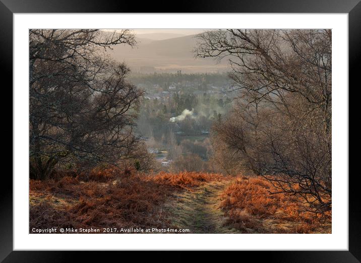 Grantown-on-Spey Framed Mounted Print by Mike Stephen