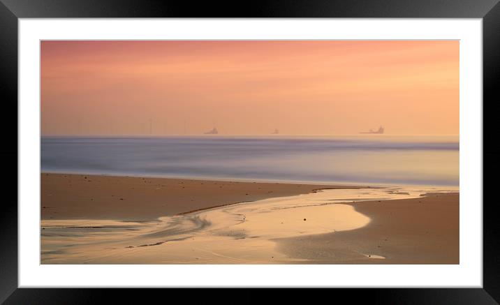 Sunrise, Aberdeen Beach Framed Mounted Print by Mike Stephen