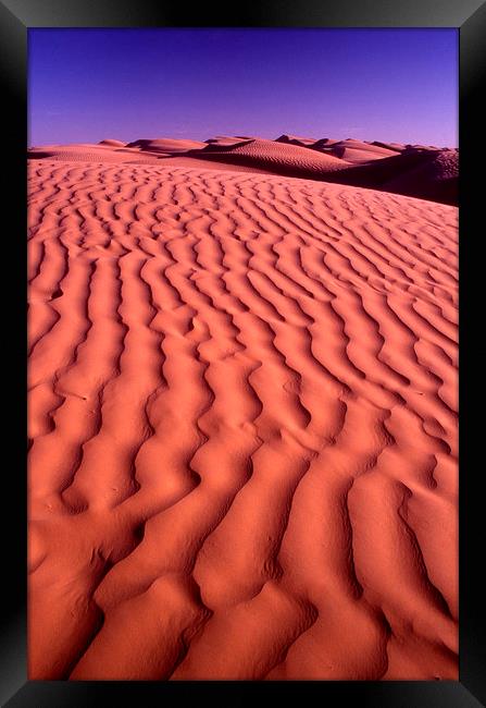 Sand Dunes Framed Print by Steve Outram