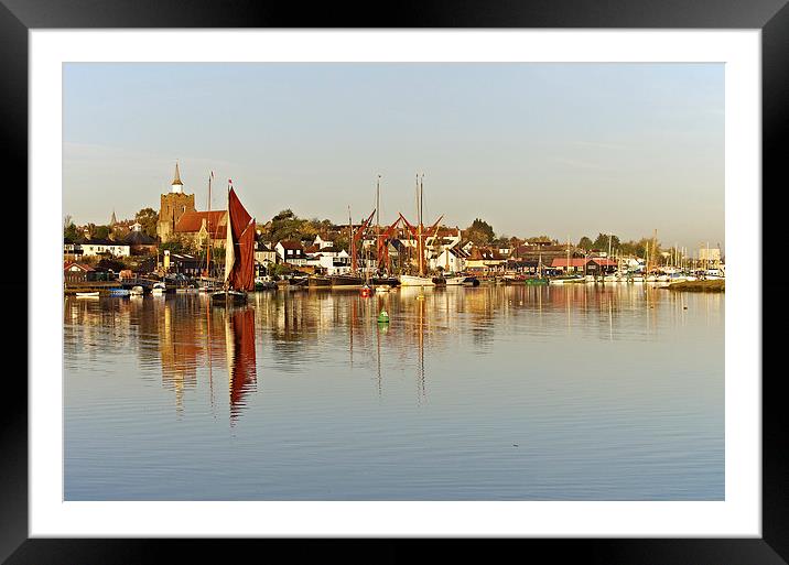 Early morning river trip Framed Mounted Print by Brian Fry