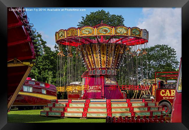 Merry go round Framed Print by Brian Fry