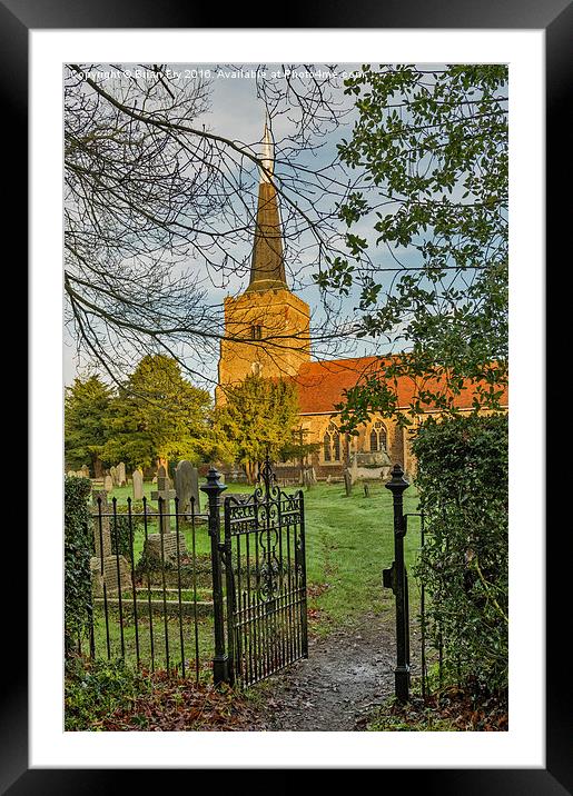 Side  Gate View Framed Mounted Print by Brian Fry