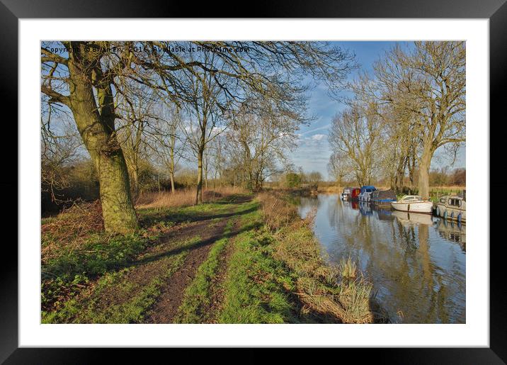The Tow Path Framed Mounted Print by Brian Fry