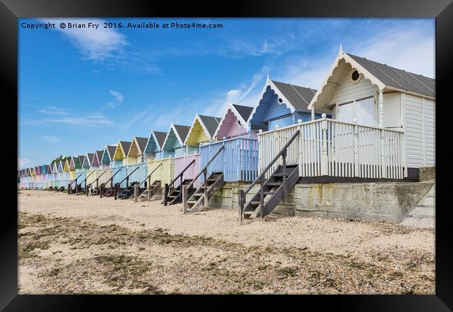 Tide line Framed Print by Brian Fry