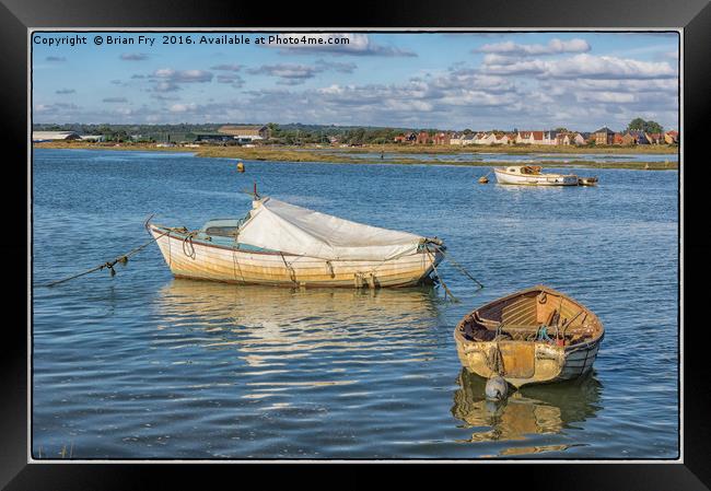 Across the water Framed Print by Brian Fry