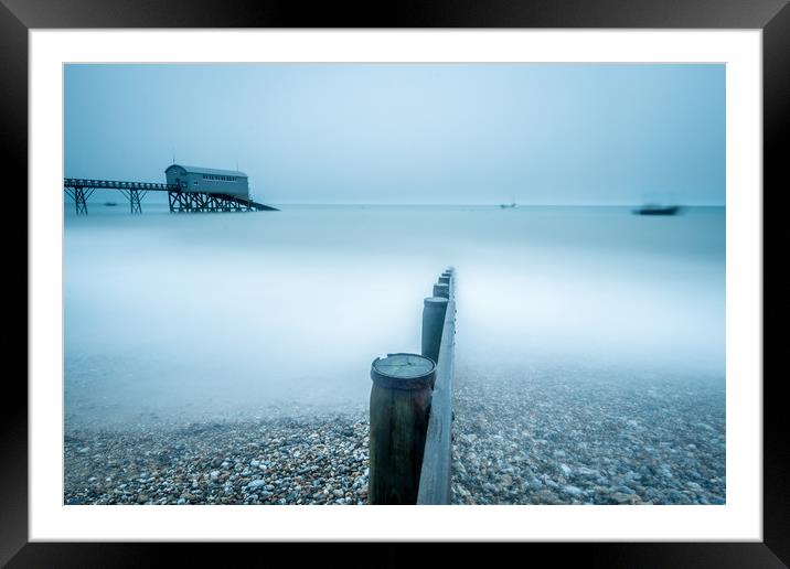 Selsey Lifeboat Station Framed Mounted Print by Kevin Browne