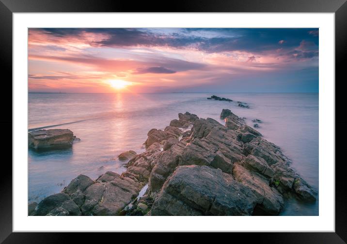 Peveril Point, Dorset Framed Mounted Print by Kevin Browne