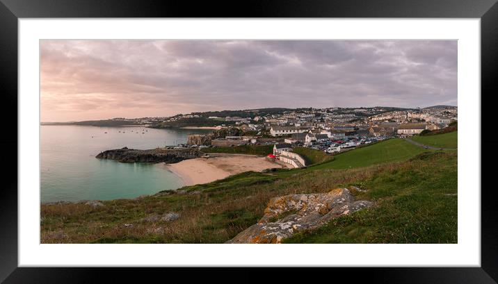 St Ives Bay Framed Mounted Print by Kevin Browne