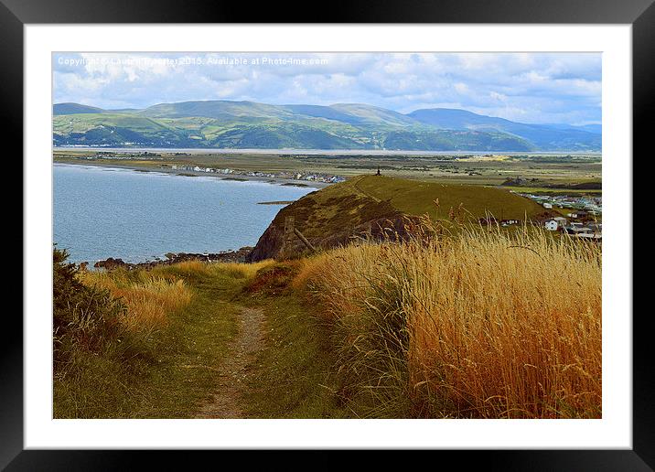 Borth Coastal Walk, Wales. Framed Mounted Print by Lauren Bywater