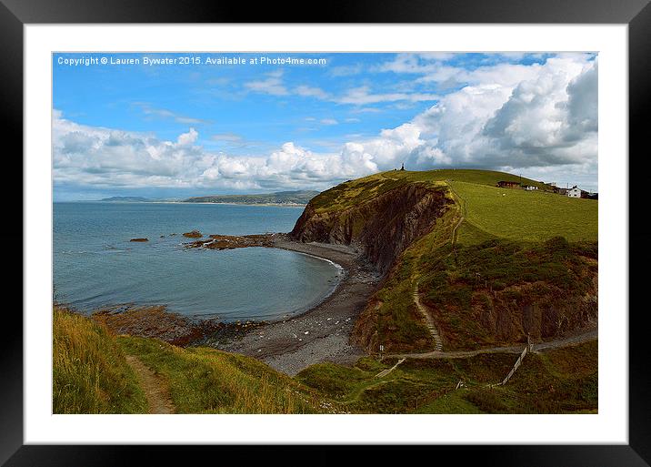 Nature Walk, Borth, Wales. Framed Mounted Print by Lauren Bywater