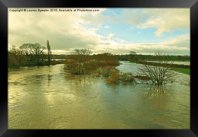 The Flood of '15 Framed Print by Lauren Bywater