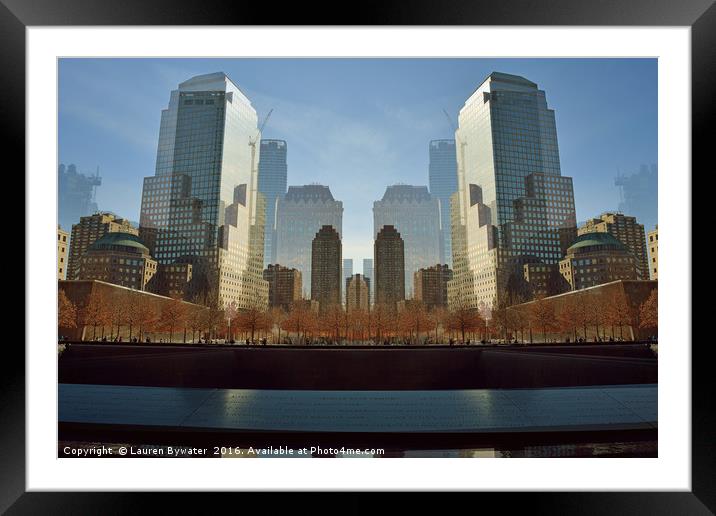 9/11 Framed Mounted Print by Lauren Bywater
