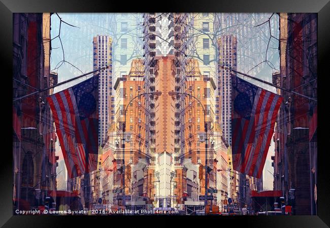 Flatiron Building Framed Print by Lauren Bywater