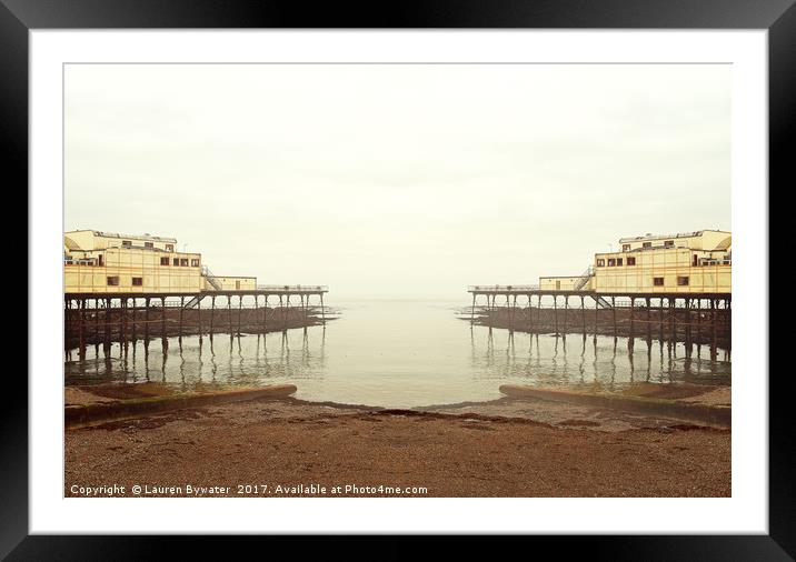 From Morn. to Eve. Framed Mounted Print by Lauren Bywater