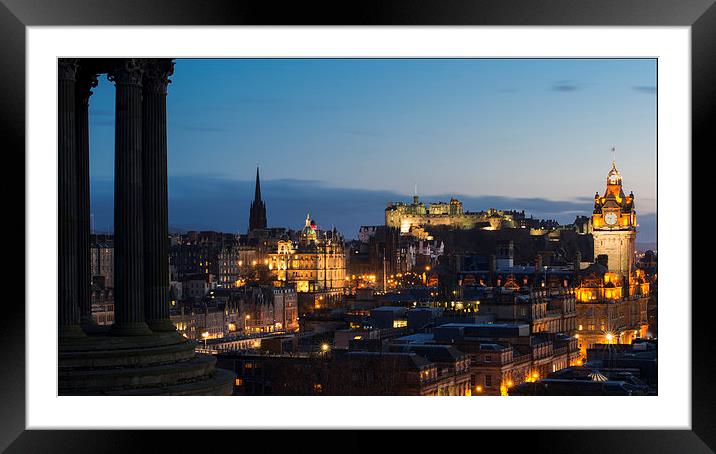 Capital City scene Framed Mounted Print by Kevin Ainslie