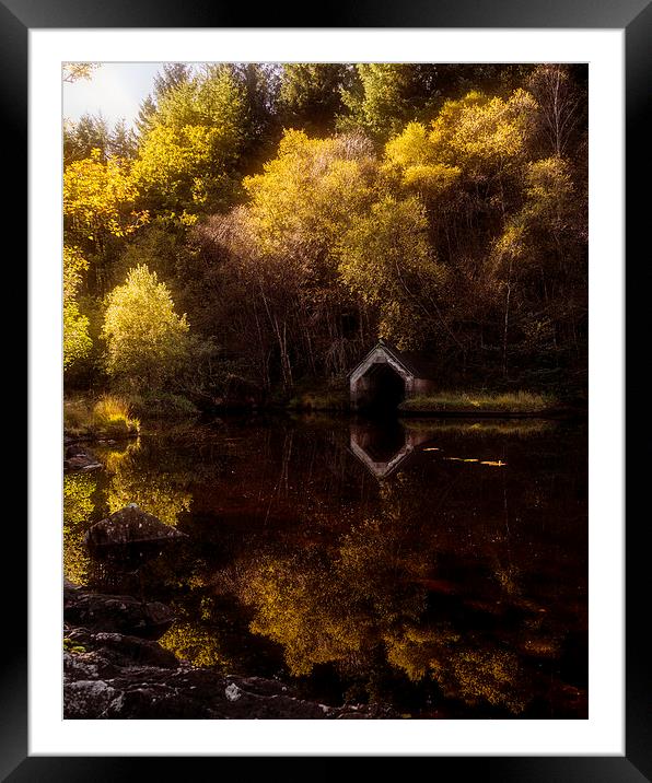  Autumn on Loch Chon Framed Mounted Print by Kevin Ainslie
