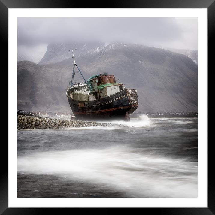 Run ashore.. Framed Mounted Print by Kevin Ainslie