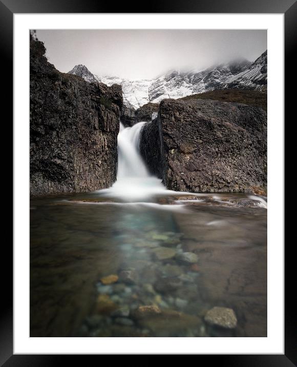 Washing machine Fairy pools Framed Mounted Print by Kevin Ainslie