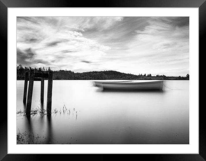 Swaying on the Loch Framed Mounted Print by Kevin Ainslie