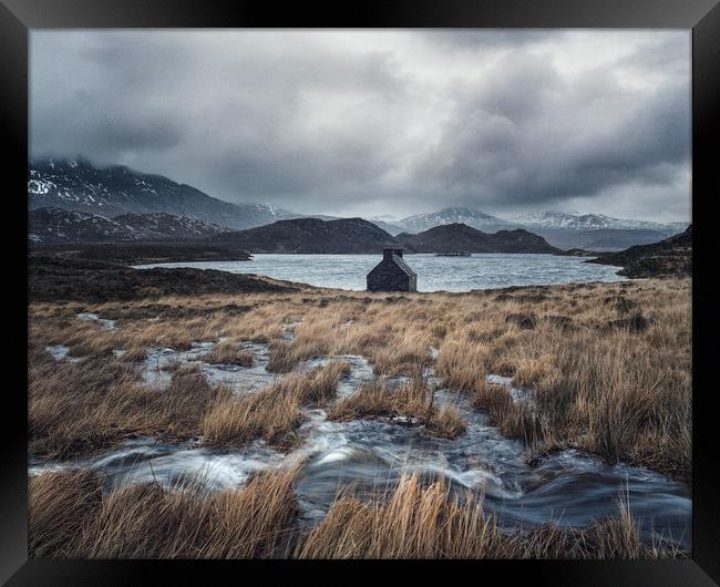 Loch Stack storm Framed Print by Kevin Ainslie