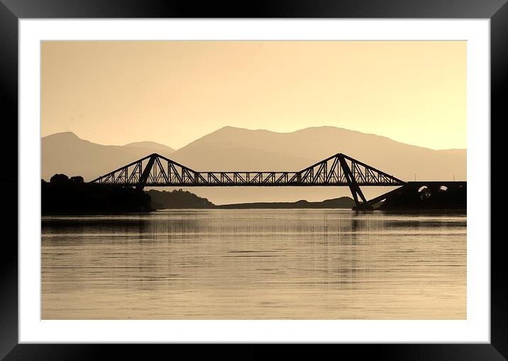 Connel Bridge, Scotland Framed Mounted Print by Thomas Batson
