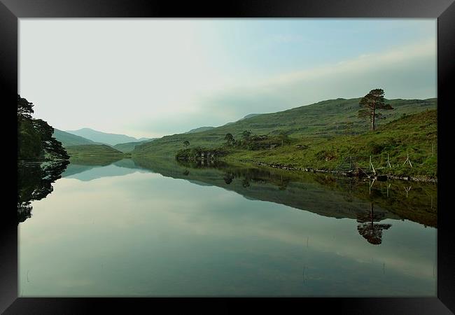 Highlands Reflection Perfection Framed Print by Thomas Batson