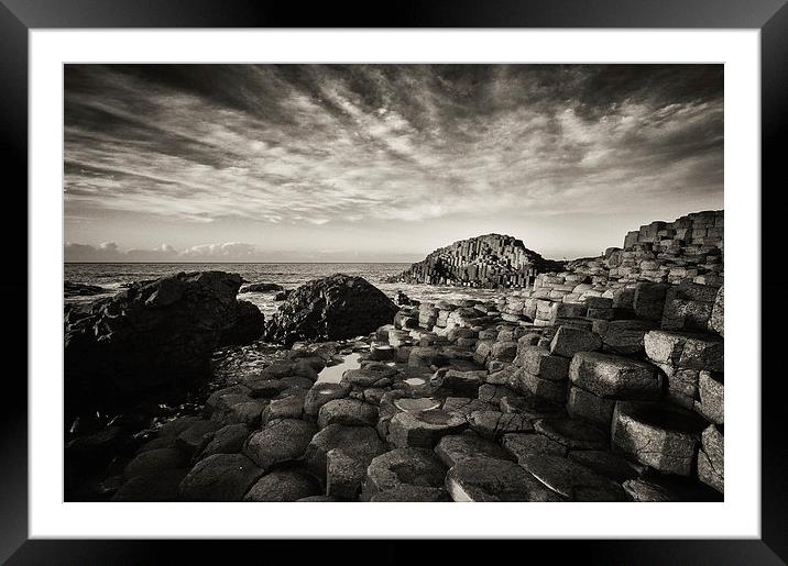 Giants Causeway Framed Mounted Print by Pete Irvine