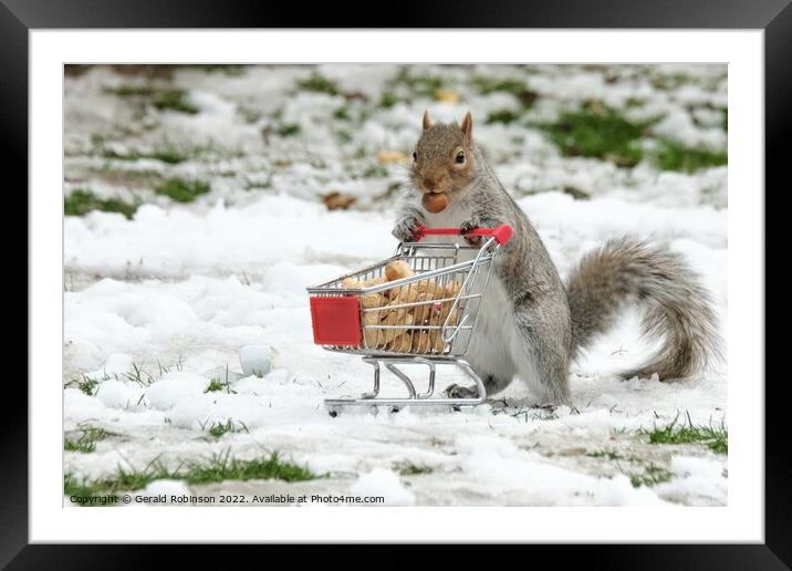 Weekly shopping Framed Mounted Print by Gerald Robinson