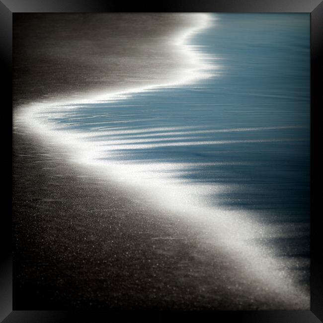 Ebb and Flow Framed Print by Dave Bowman