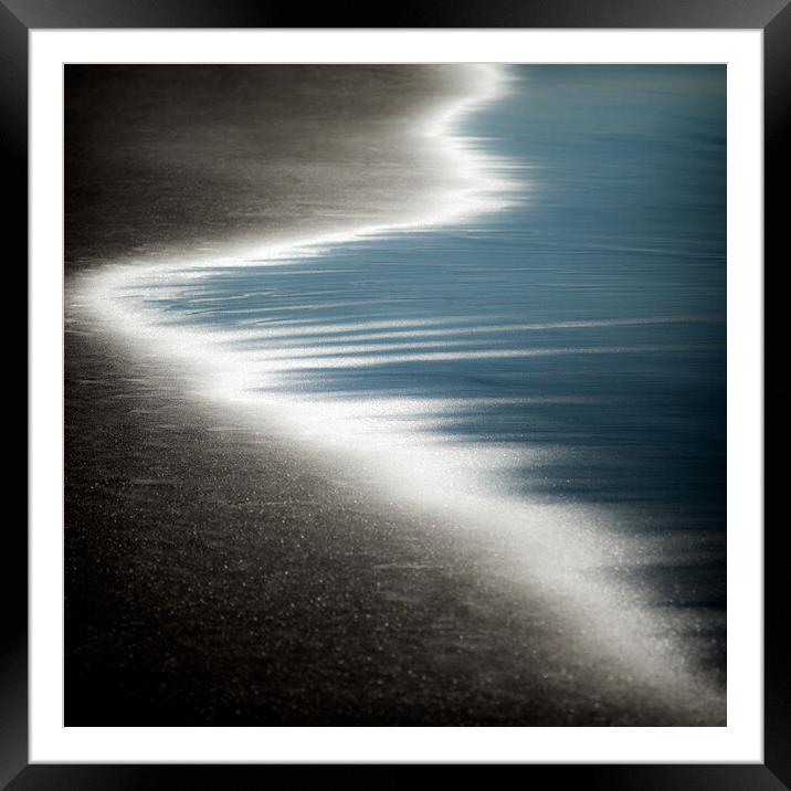 Ebb and Flow Framed Mounted Print by Dave Bowman