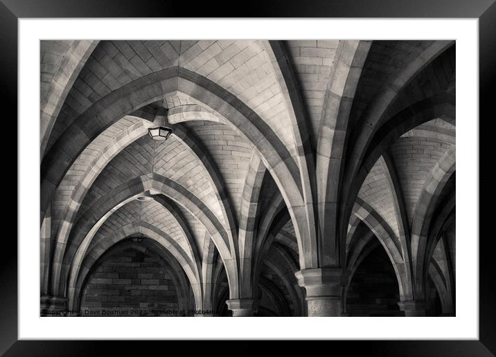 The Cloisters Framed Mounted Print by Dave Bowman