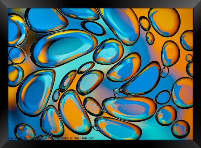 Bubbles I Framed Print by Dave Bowman