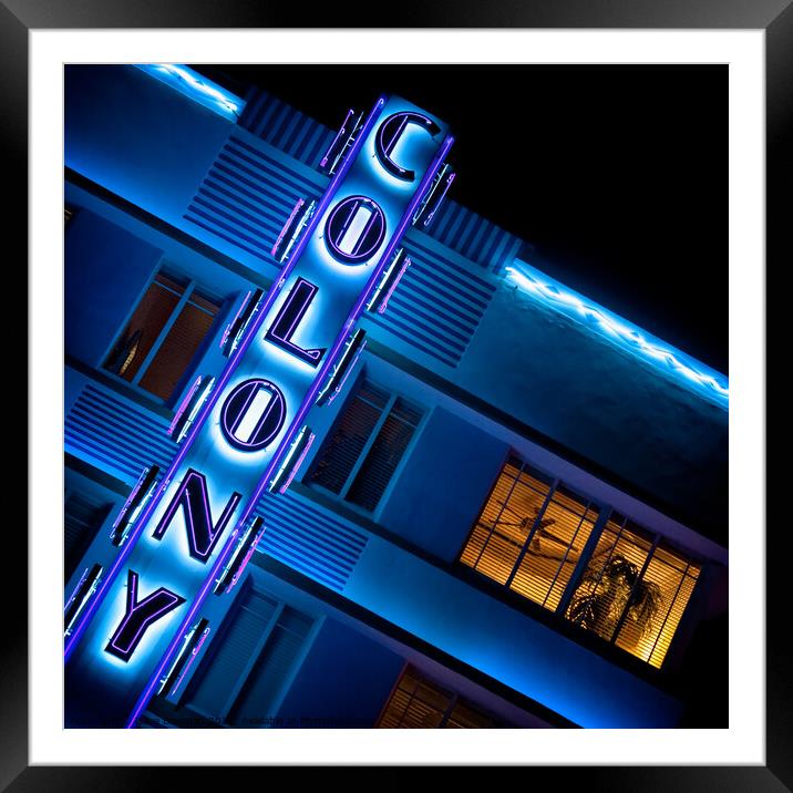 Colony Hotel I Framed Mounted Print by Dave Bowman