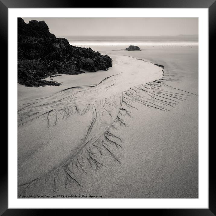 Mealasta Beach Framed Mounted Print by Dave Bowman