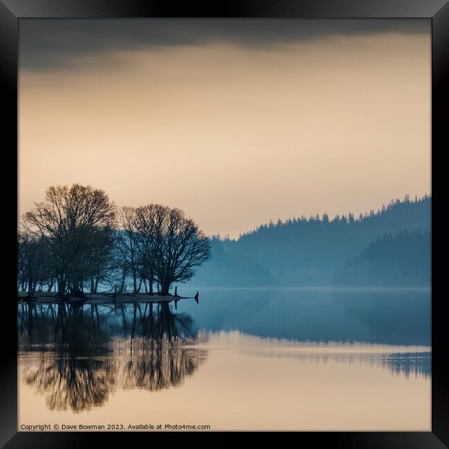 Loch Ard Reflection Framed Print by Dave Bowman