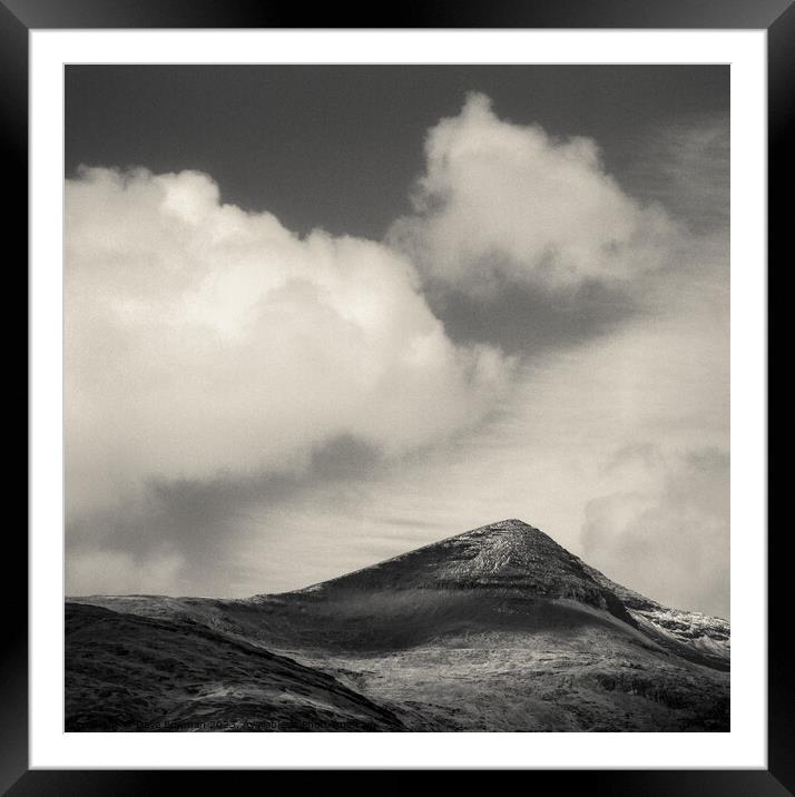 Clouds Over Ben More Framed Mounted Print by Dave Bowman