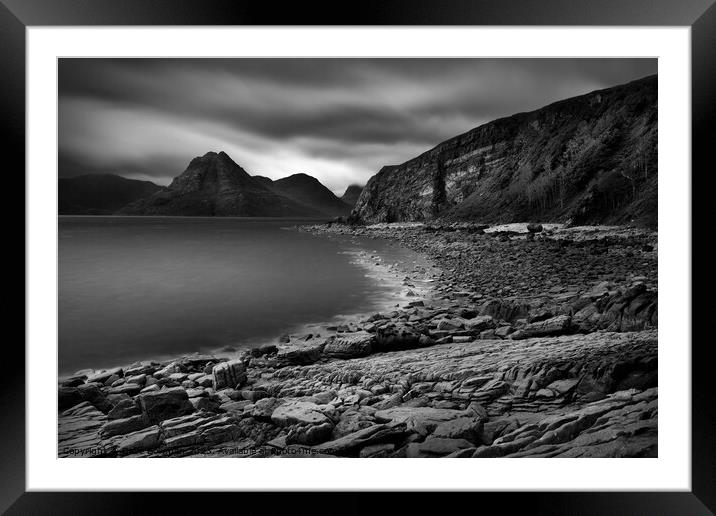 Clouds Over the Cuillin Framed Mounted Print by Dave Bowman