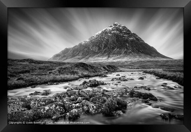 Buachaille Etive Mor III Framed Print by Dave Bowman