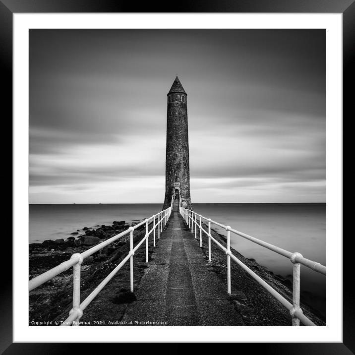 Chaine Memorial Tower Framed Mounted Print by Dave Bowman