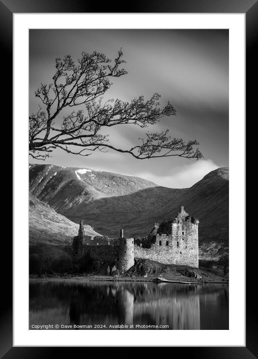 Kilchurn Castle Framed Mounted Print by Dave Bowman