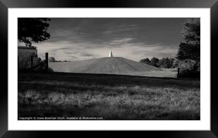 Campbell Park Light Pyramid Framed Mounted Print by Dave Bowman