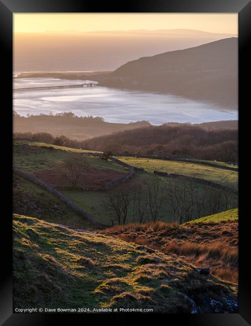 Barmouth View Framed Print by Dave Bowman