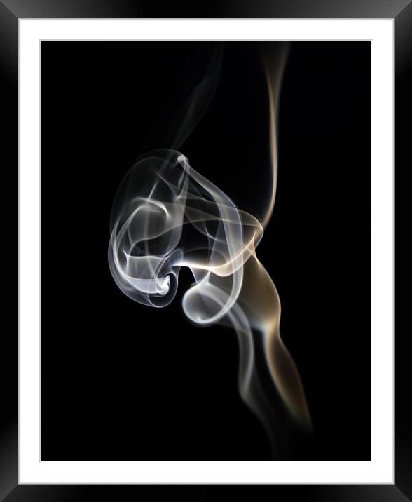 Smoke Trails Framed Mounted Print by Sarah Pymer